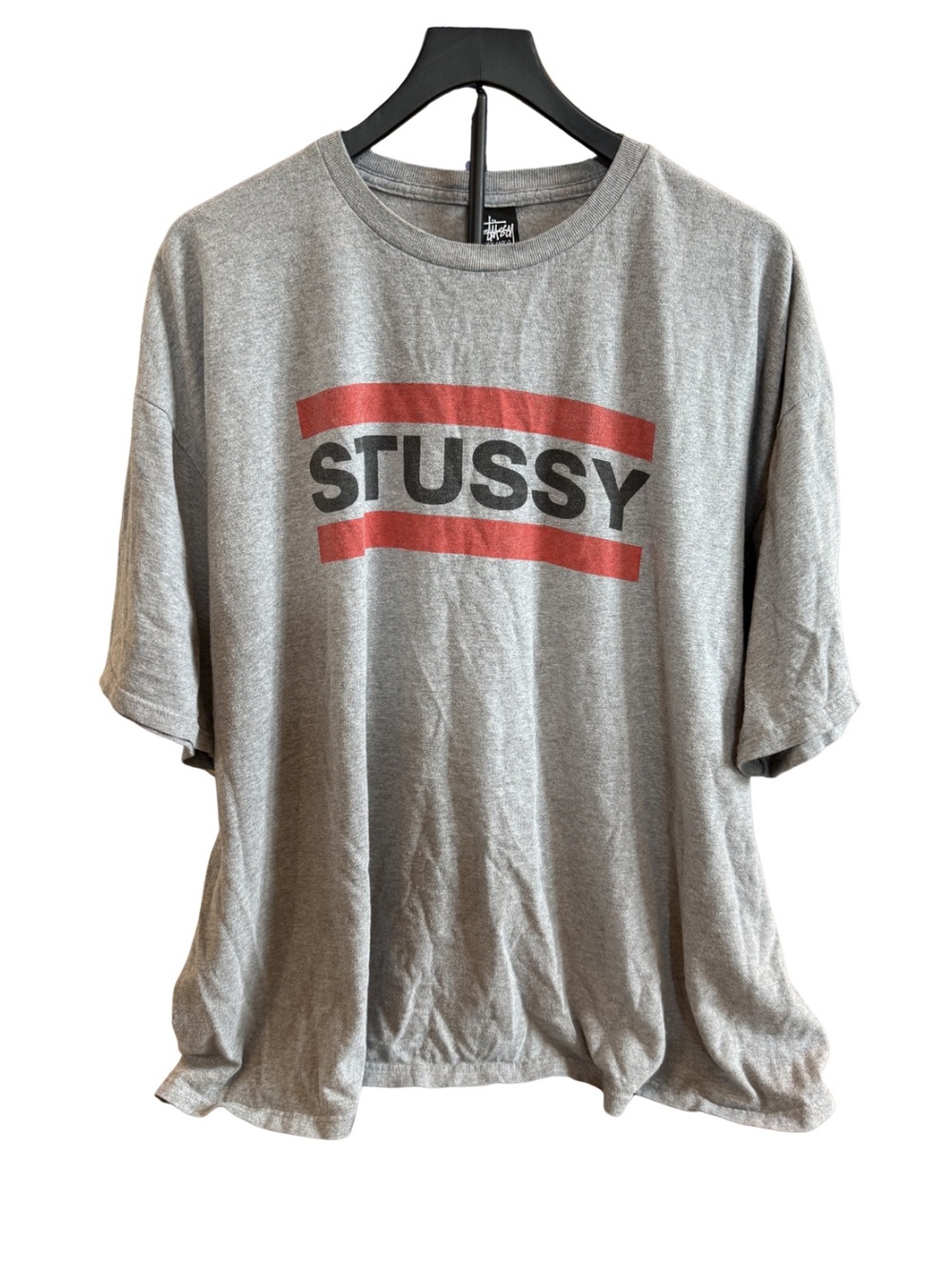 Y2K Vintage Stüssy "Bars 080" Logo T-shirt